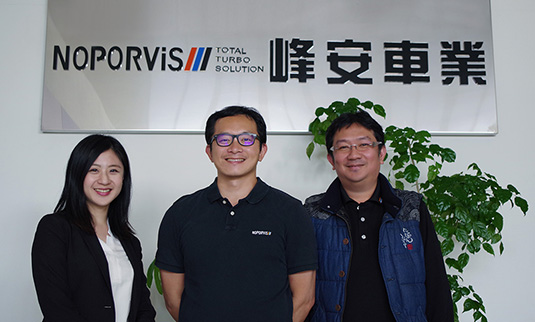 General manager of Noporvis Mr. Zhan