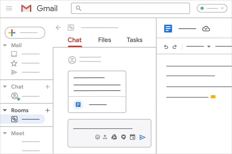 A new integrated experience in Gmail to increase team collaboration in cloud environment.
